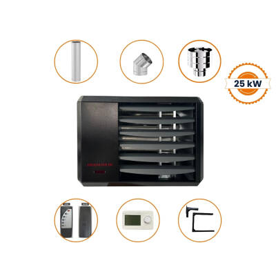 ABSET25 Bayraktar Sıcak Hava Üreteci 25 kW Komple Set - 