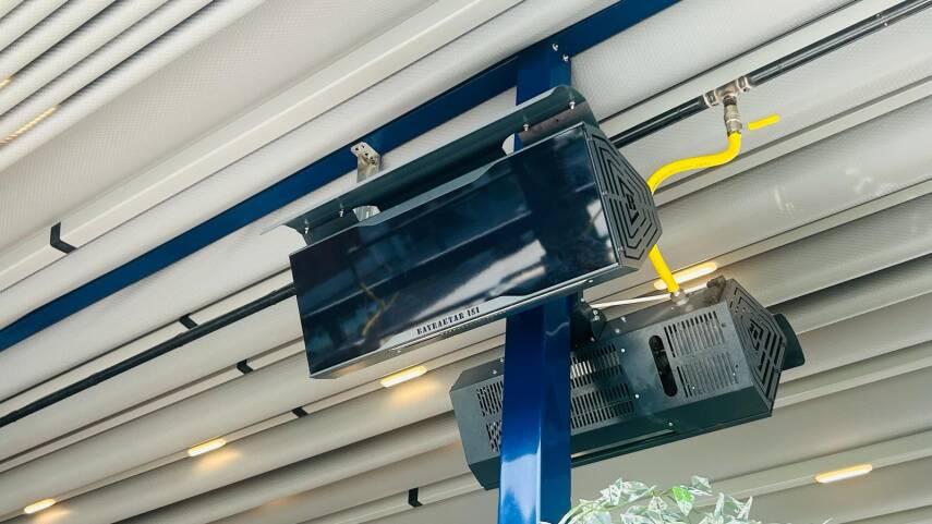 Bayraktar BKSC-6 Camlı Seramik Plakalı 12 kW Radyant Isıtıcı - 2