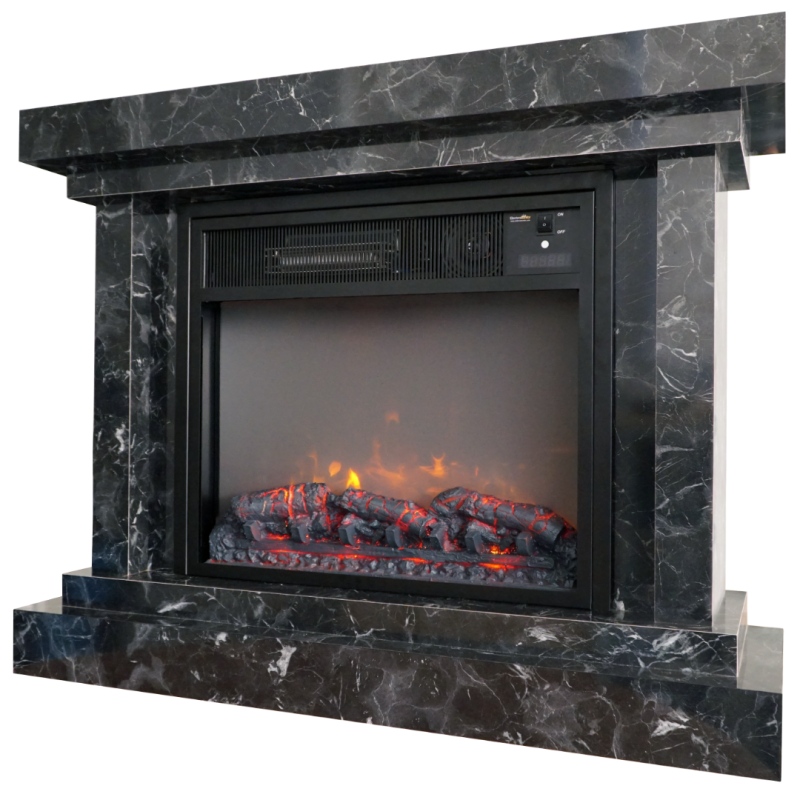 HBL3000LT Heatbox Elektirikli Fanlı Şömine 3000 wat (126x34x87) Bluetooth Ses Efektli - 1