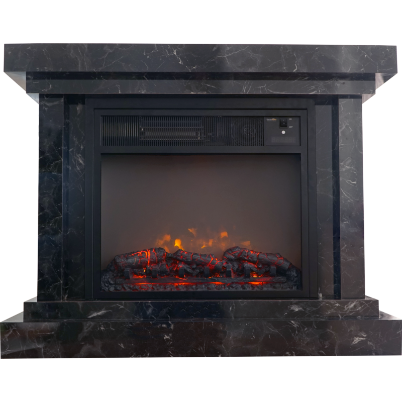 HBM3000LT Heatbox Elektirikli Fanlı Şömine 3000 wat (110x34x87) Bluetooth Ses Efektli - 1