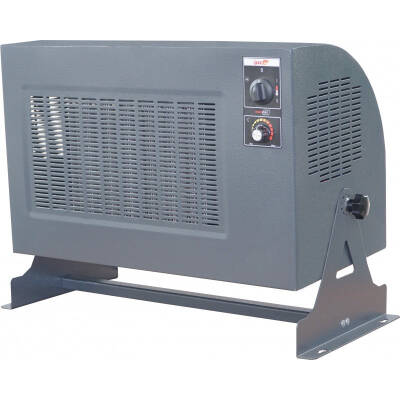 Heatbox pro ısıtıcı füme renk 12 kw trifaze fanlı ısıtıcı 6000/12000 watt - 