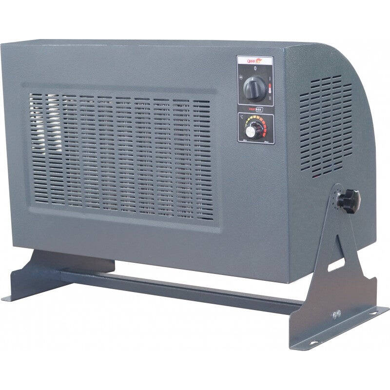 Heatbox pro ısıtıcı füme renk 12 kw trifaze fanlı ısıtıcı 6000/12000 watt - 1
