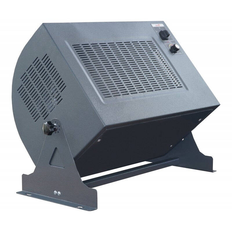 Heatbox pro ısıtıcı füme renk 9 kw trifaze fanlı ısıtıcı 4500/9000 watt - 1